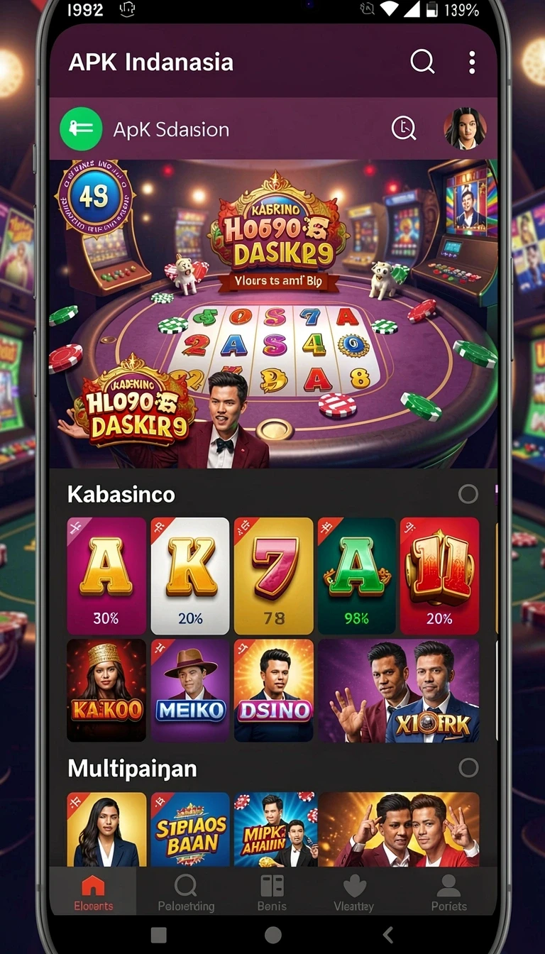 Tampilan utama aplikasi mega388 Terbaru: Download APK Resmi dan Aman yang intuitif dan efisien.