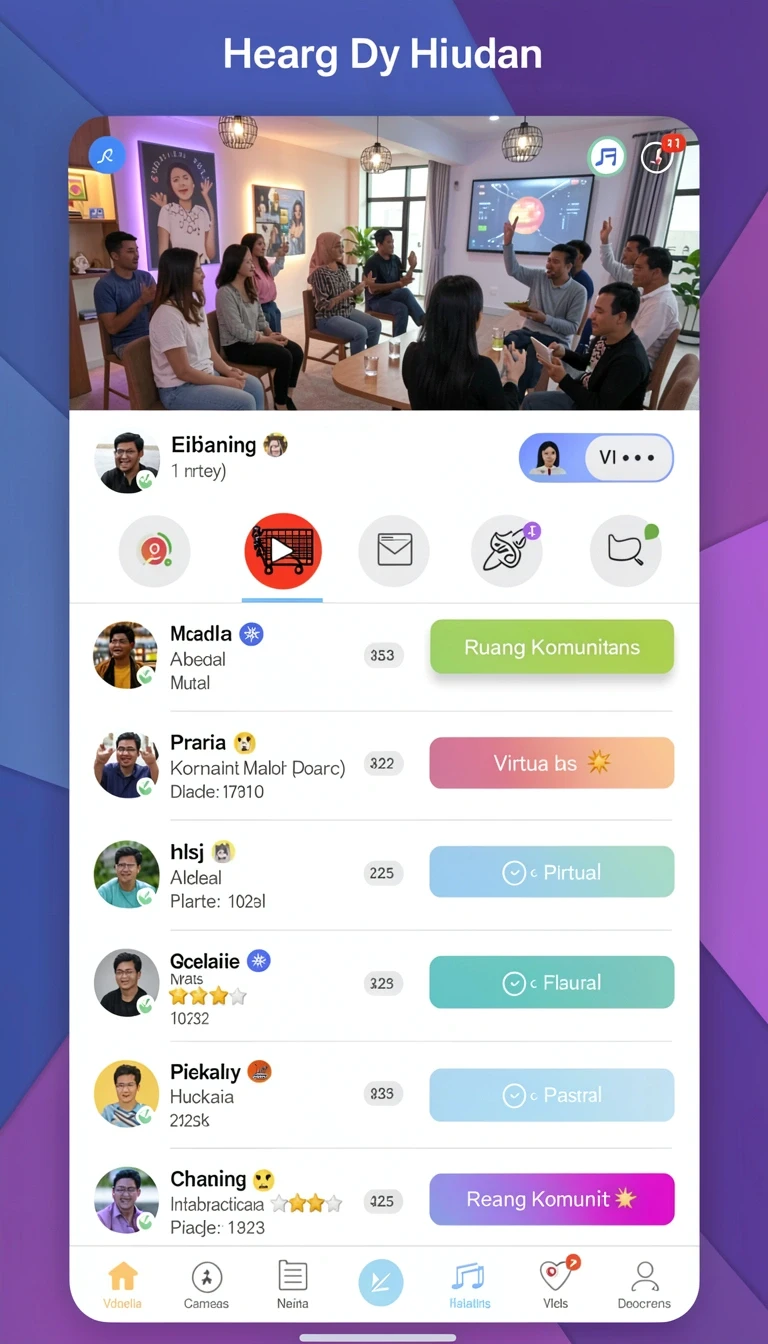 Tampilan utama aplikasi Aplikasi qq88asia Resmi dan Terpercaya di Android yang intuitif dan efisien.