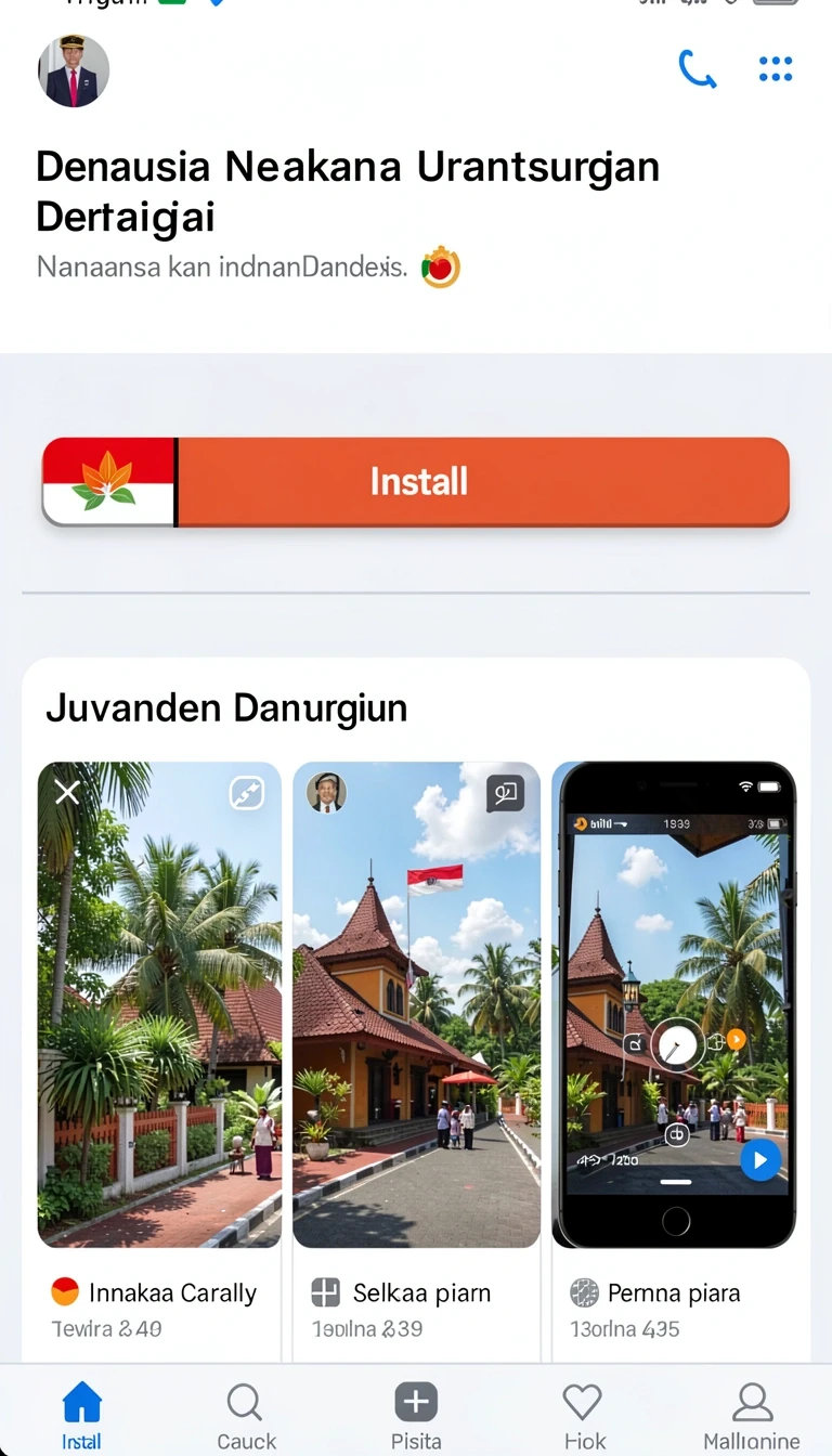 Tampilan utama aplikasi Aplikasi gelay88 Resmi: Download dan Instalasi yang intuitif dan efisien.