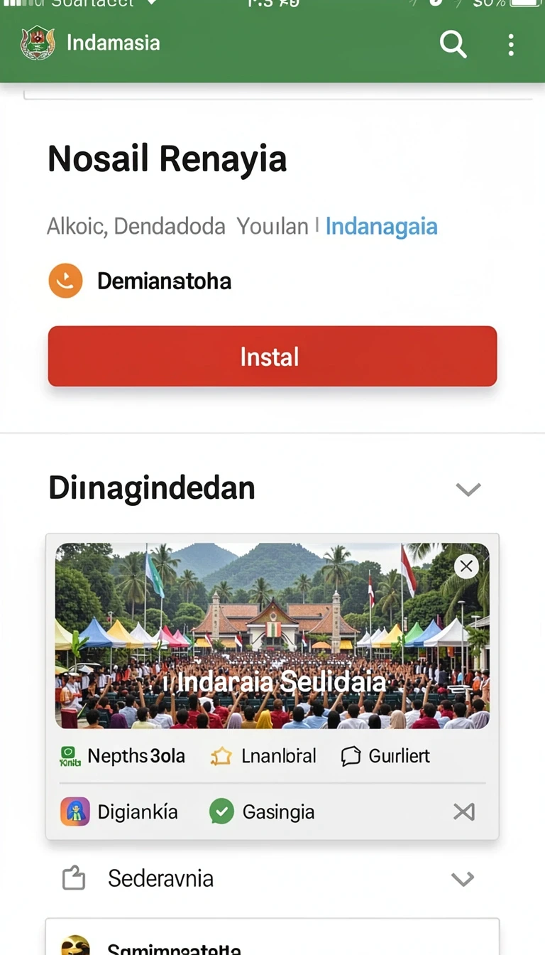 Tampilan utama aplikasi Aplikasi ho3 Resmi dan Terpercaya di Android yang intuitif dan efisien.