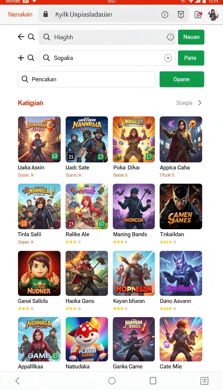 Tampilan utama aplikasi Aplikasi 5gtoto Resmi: Download dan Instalasi yang intuitif dan efisien.
