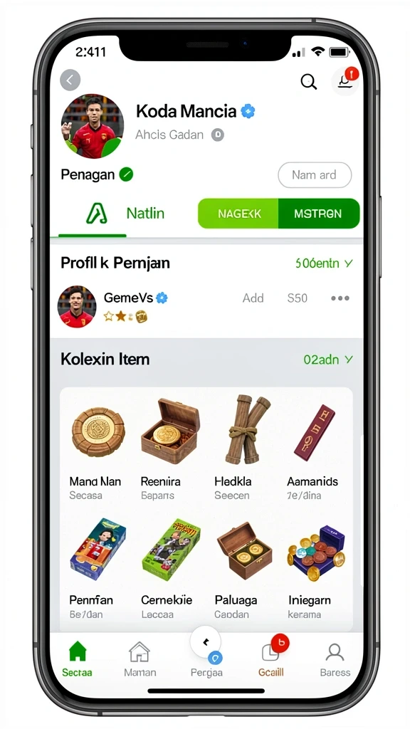 Tampilan utama aplikasi Aplikasi nv77 Resmi dan Terpercaya di Android yang intuitif dan efisien.